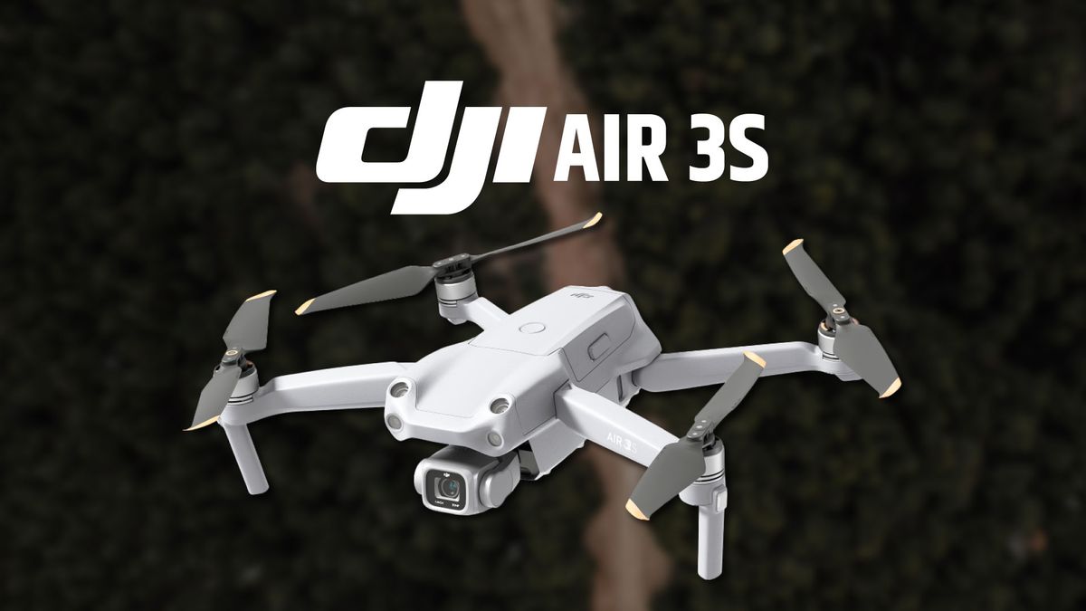 DJI Air 3S – Drone du lịch 2 camera, 1-inch 50MP + tele 70mm